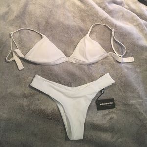 Blackbough White Bikini Set